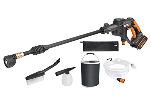 WORX WG629E.8 Hochdruckreiniger Hydroshot-Set - ergonomisches Design - universal geeignet für unterwegs